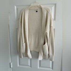 Universal Thread Women's Beige Open-Front Cardigan